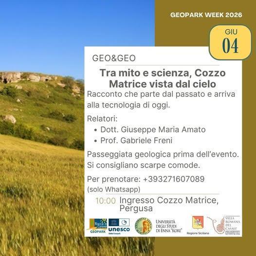 GEO & GEO: Tra mito e scienza, Cozzo matrice vista dal cielo