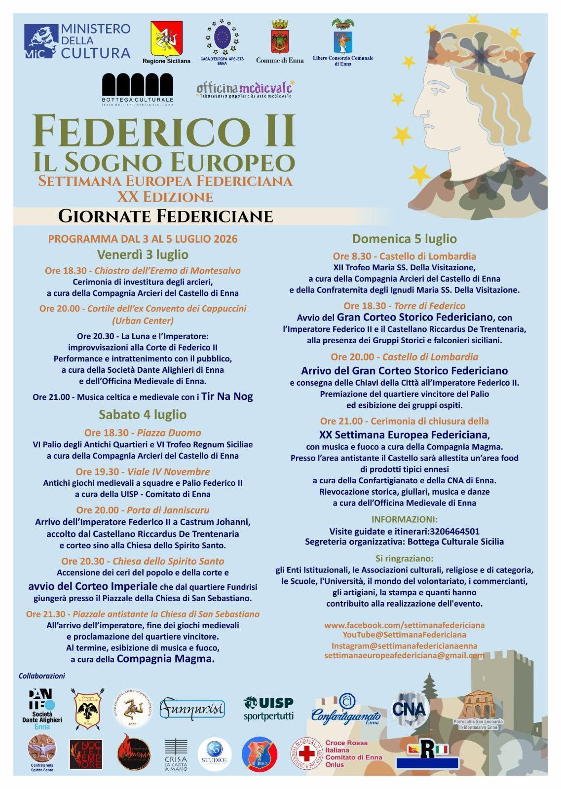 Settimana Europea Federiciana XX edizione