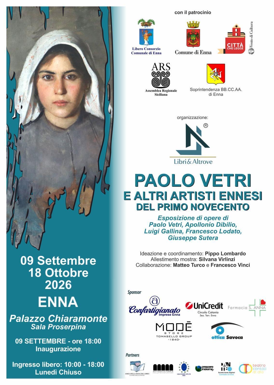 Paolo Vetri e gli artisti ennesi del primo novecento Paolo Vetri e gli artisti ennesi del primo novecento