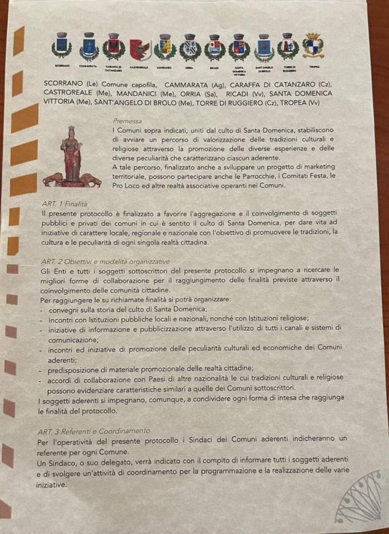 Il culto di Santa Domenica che unisce Calabria, Sicilia, Campania e Puglia Il culto di Santa Domenica che unisce Calabria, Sicilia, Campania e Puglia