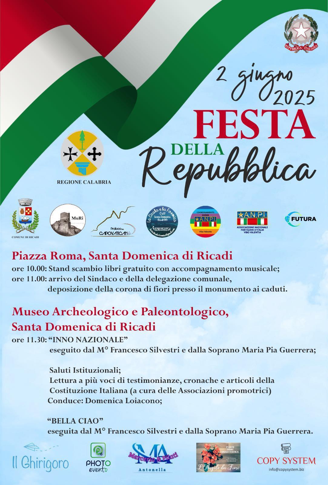 Festa della Repubblica (inizio ore 10.00)