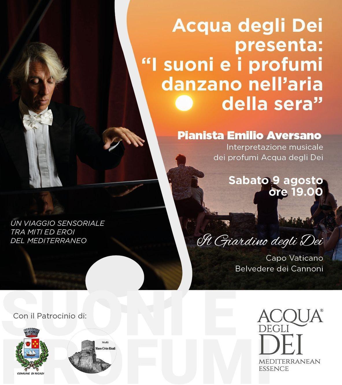 Concerto di Pianoforte "l suoni e i profumi danzano nell'aria della sera" (inizio ore 19.00)