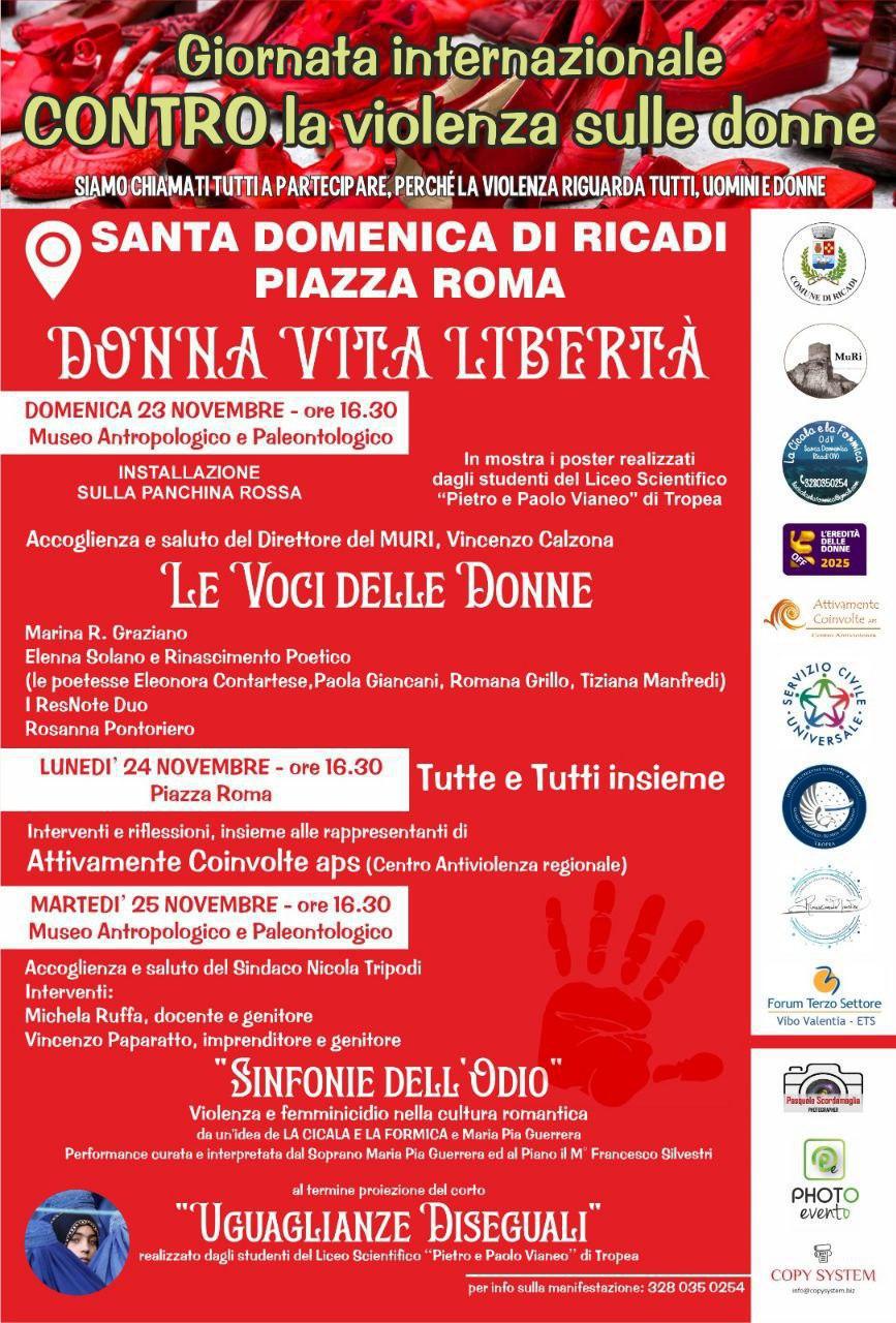 Tutte e Tutti insieme - Giornata Internazionale Contro la Violenza sulle Donne (inizio ore 16:30)