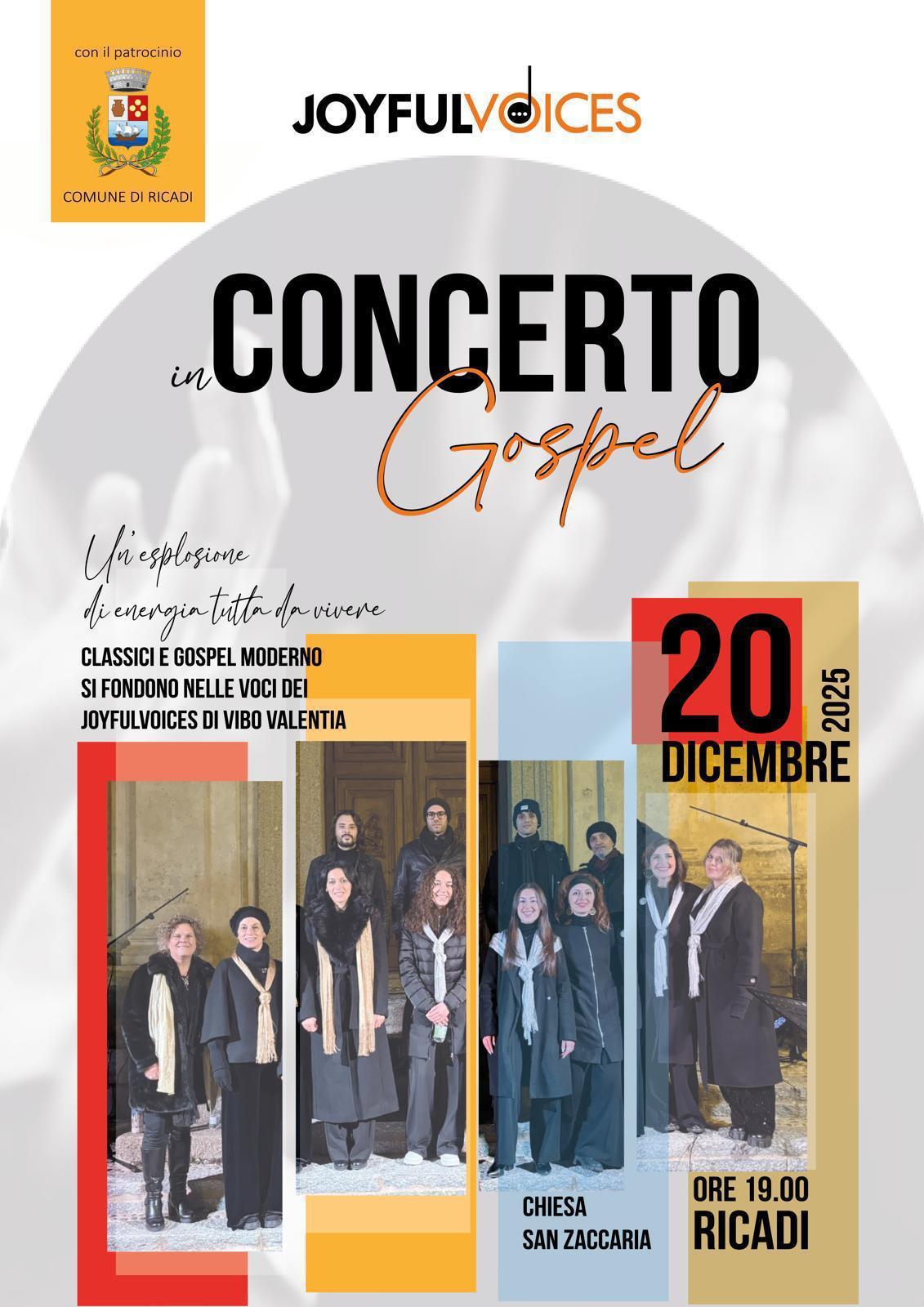 Joyfulvoices in Concerto Gospel (inizio ore 19.00)