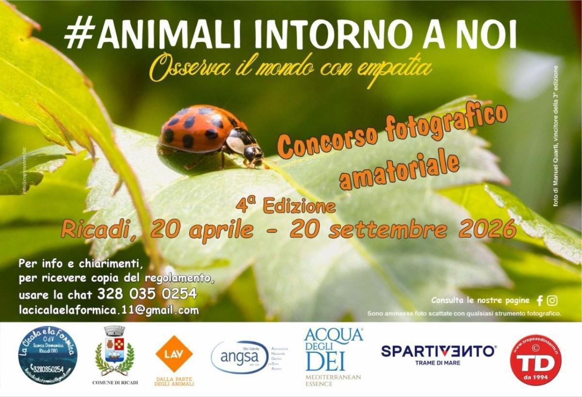 Animali Intorno a Noi - Osserva il Mondo con empatia - Concorso fotografico amatoriale 4ª edizione