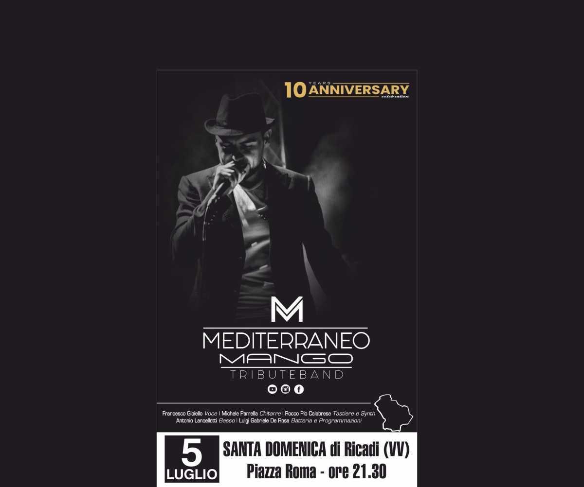 Mediterraneo Mango Tribute Band (start h. 21.30)