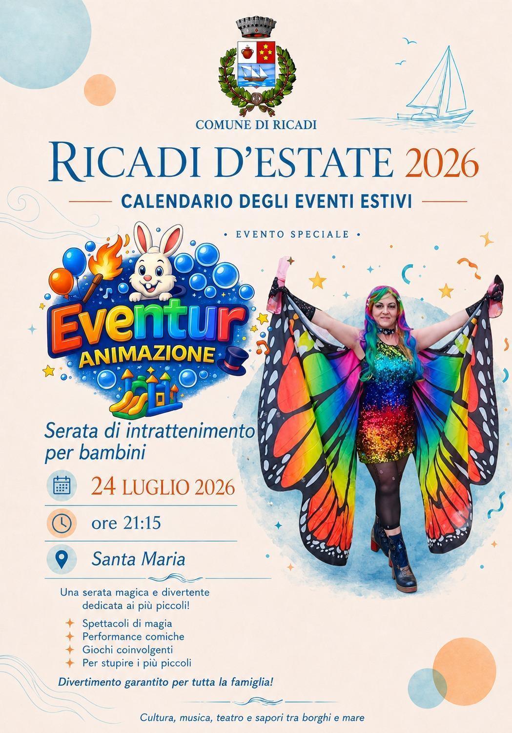 Eventur - Serata di intrattenimento per bambini (inizio ore 21:15) Eventur - Serata di intrattenimento per bambini (inizio ore 21:15)