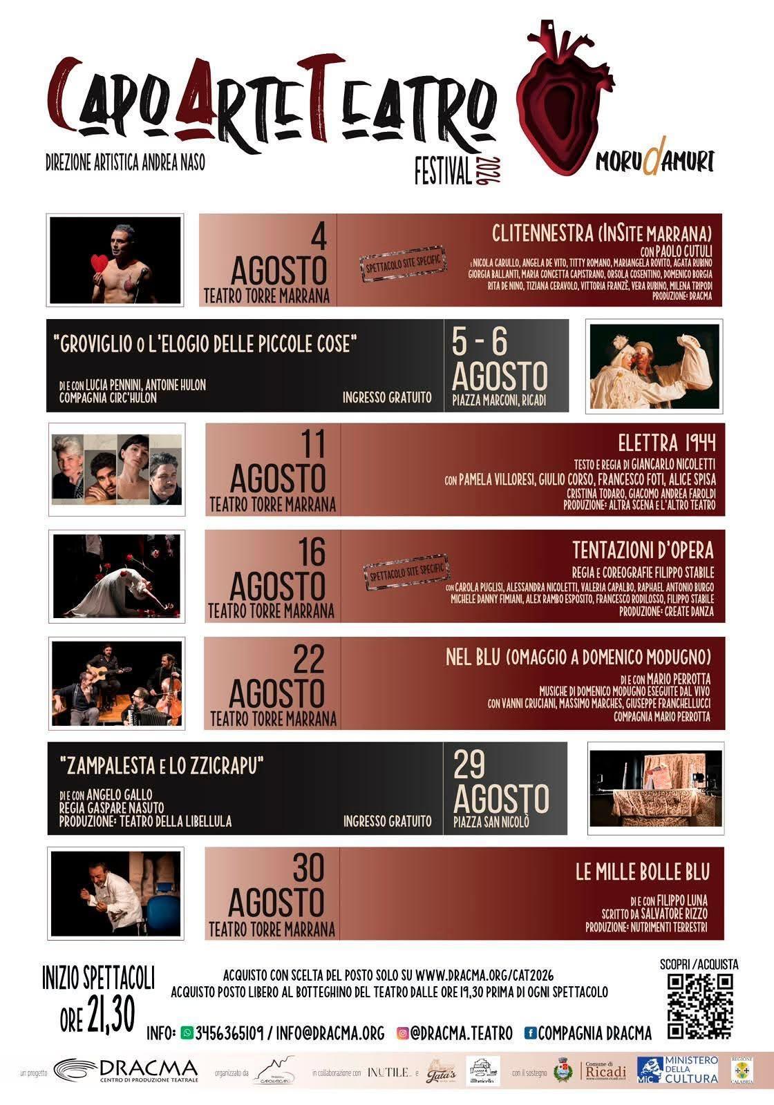 Capo Arte Teatro Festival Teatro/Danza "Tentazioni d'opera - Puccini vs Verdi" (inizio ore 21:30)