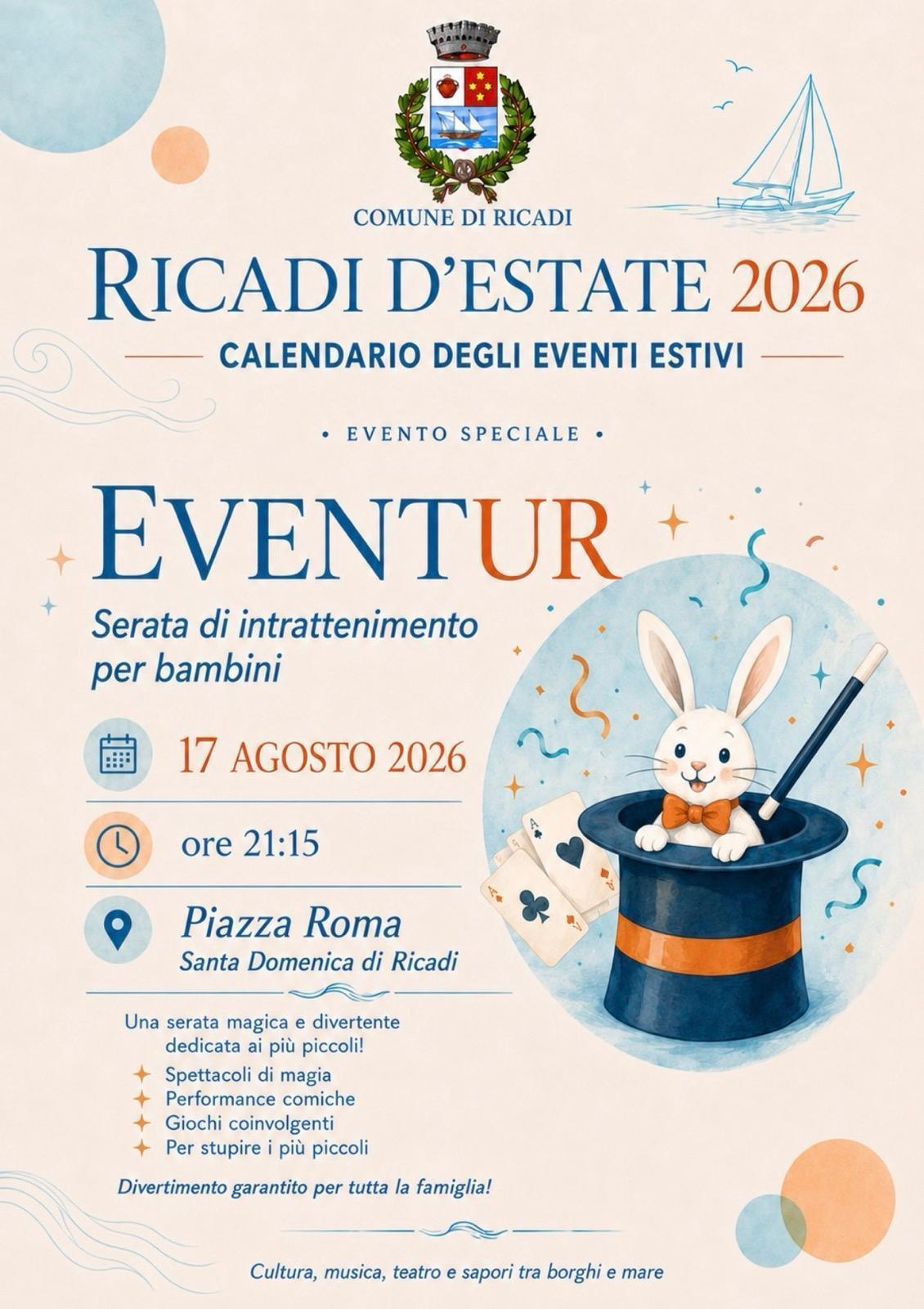 Eventur - Serata di intrattenimento per bambini (inizio ore 21:15)