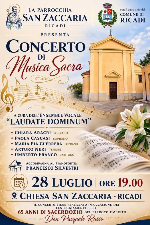 Concerto di Musica Sacra (inizio ore 19.00)