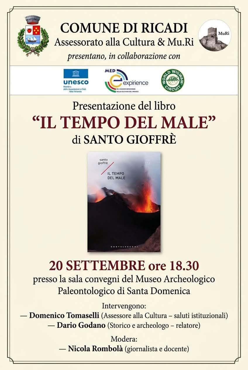 Presentazione libro "Il Tempo Del Male" di Santo Gioffrè (Inizio ore 18.30)