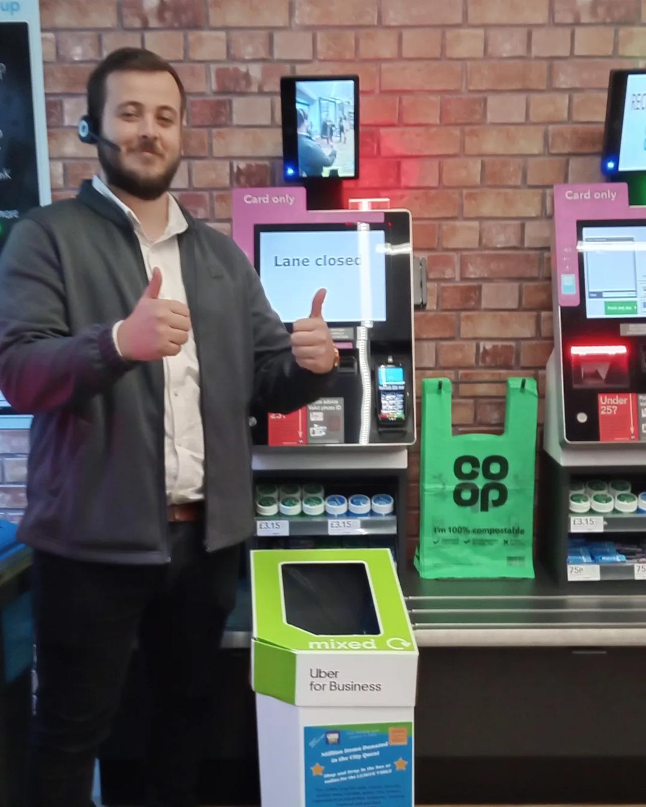 Coop joined 2023 in the Million Items Donated Quest