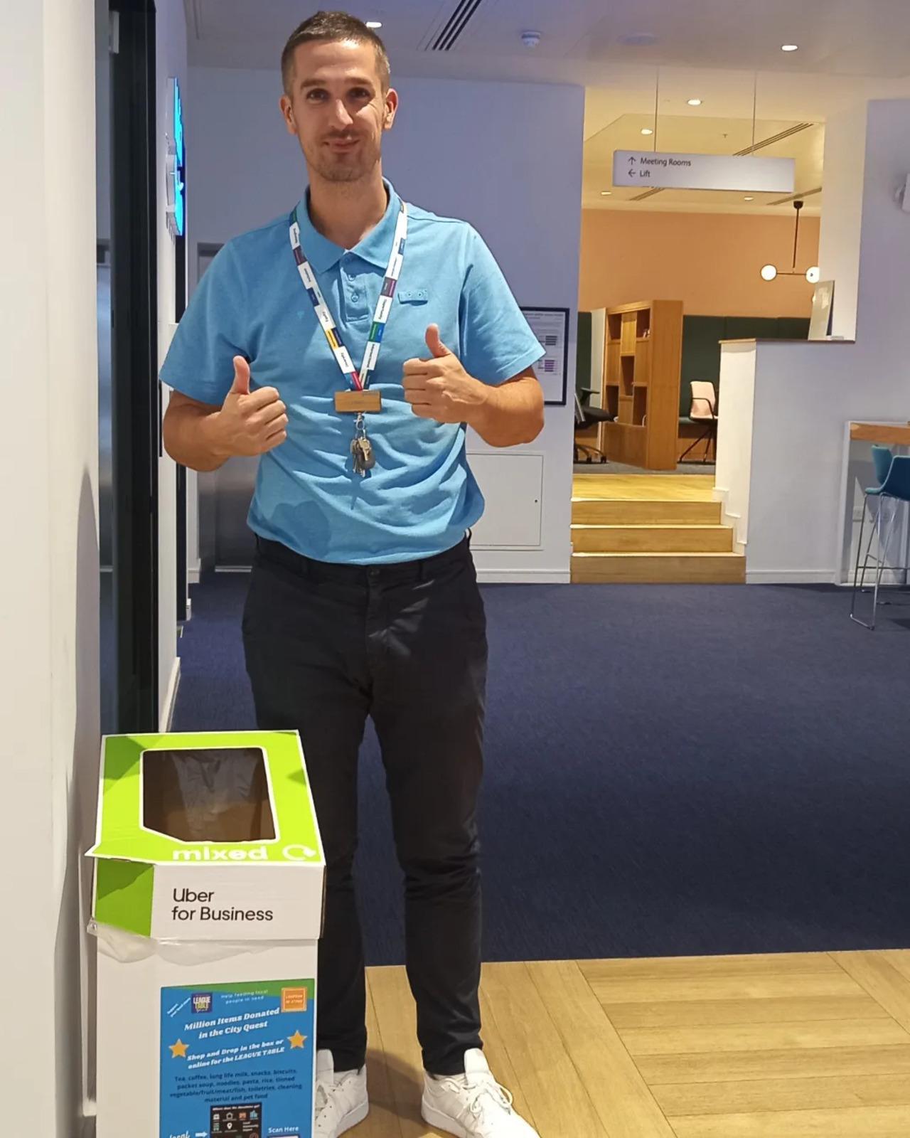 Barclays joined 2023 in the Million Items Donated Quest
