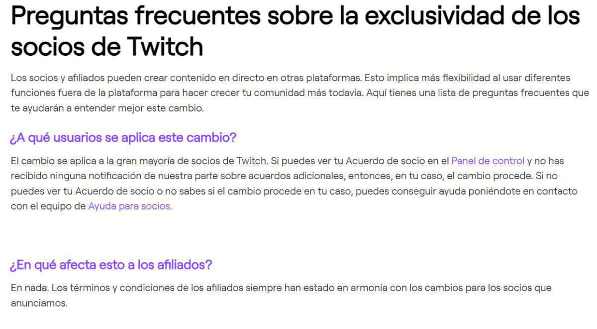 Info Oficial sobre los Multi-Streams en Twitch