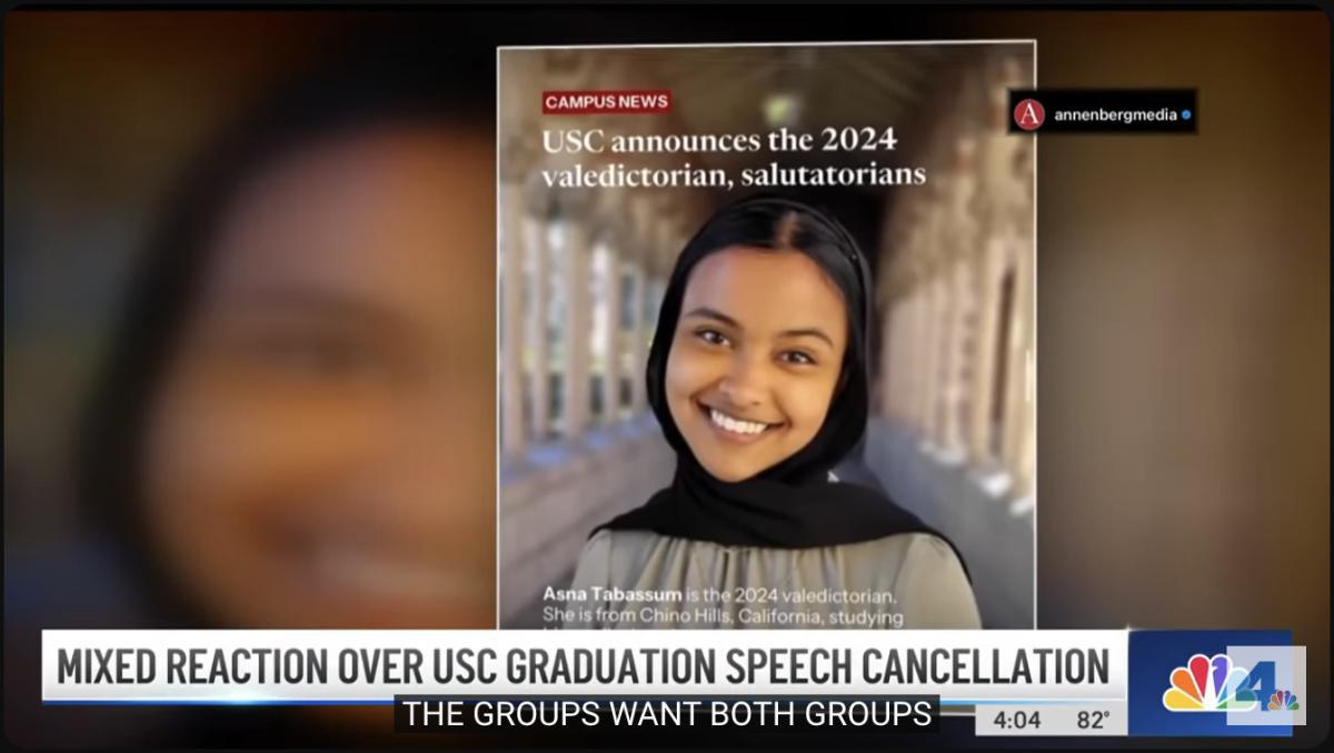 Liberté d'expression ou sécurité? L'USC annule le discours d'une valedictorian propalestinienne