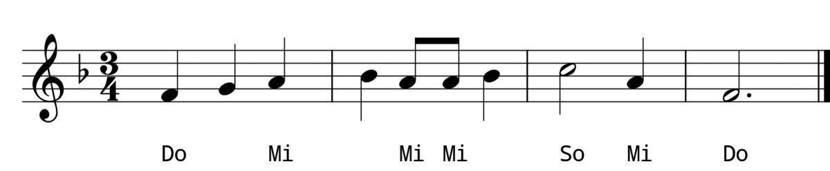 L2 Day 6 Sight Singing #1