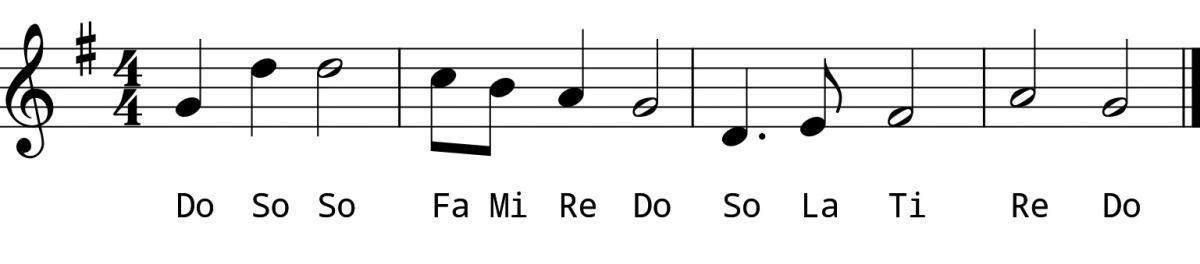 L5 Day 1 Rhythm and Sight Singing #1 Low Voice