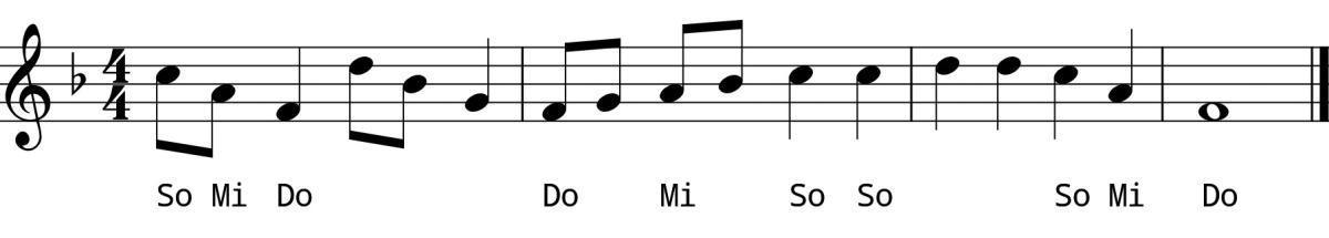 L6 Day 4 Rhythm and Sight Sing #1 L6 Day 4 Rhythm and Sight Sing #1