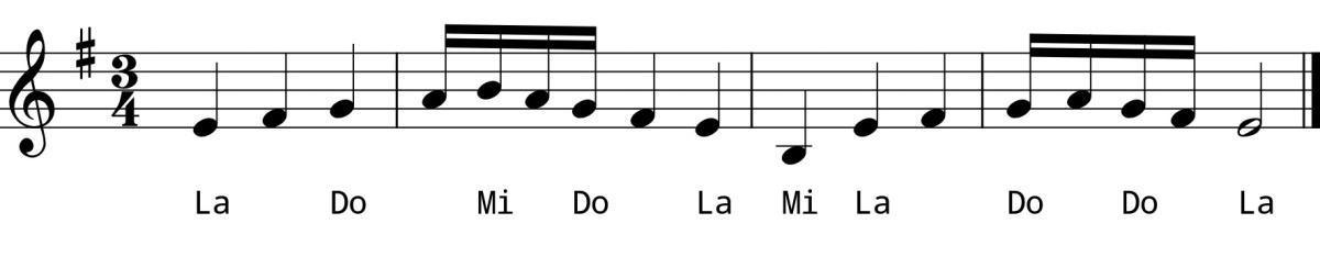 L6 Day 5 Rhythm and Sight Sing #1 L6 Day 5 Rhythm and Sight Sing #1