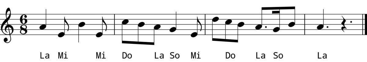 L6 Day 6 Rhythm and Sight Sing #1 L6 Day 6 Rhythm and Sight Sing #1