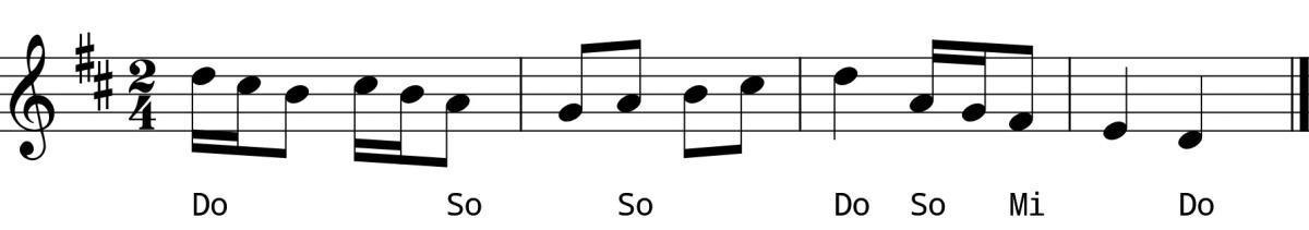 L6 Day 7 Rhythm and Sight Sing #1 L6 Day 7 Rhythm and Sight Sing #1