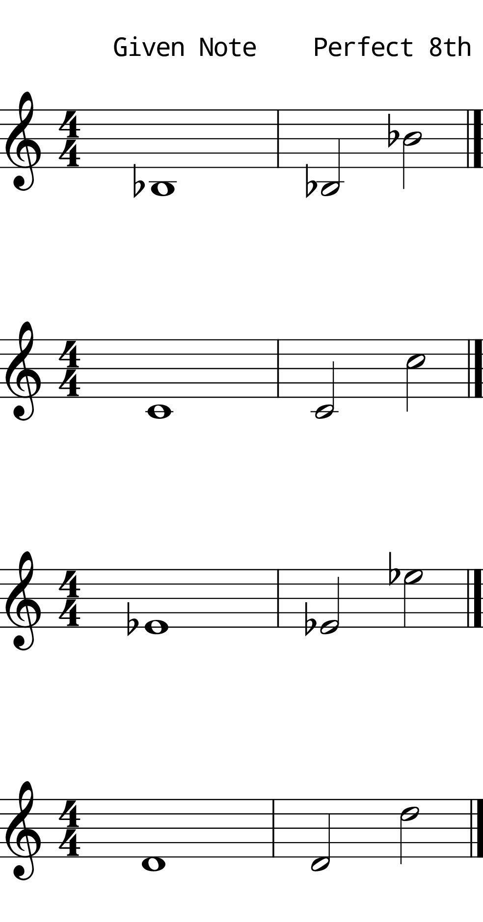 Perfect 8th Ascending Solo Practice Perfect 8th Ascending Solo Practice