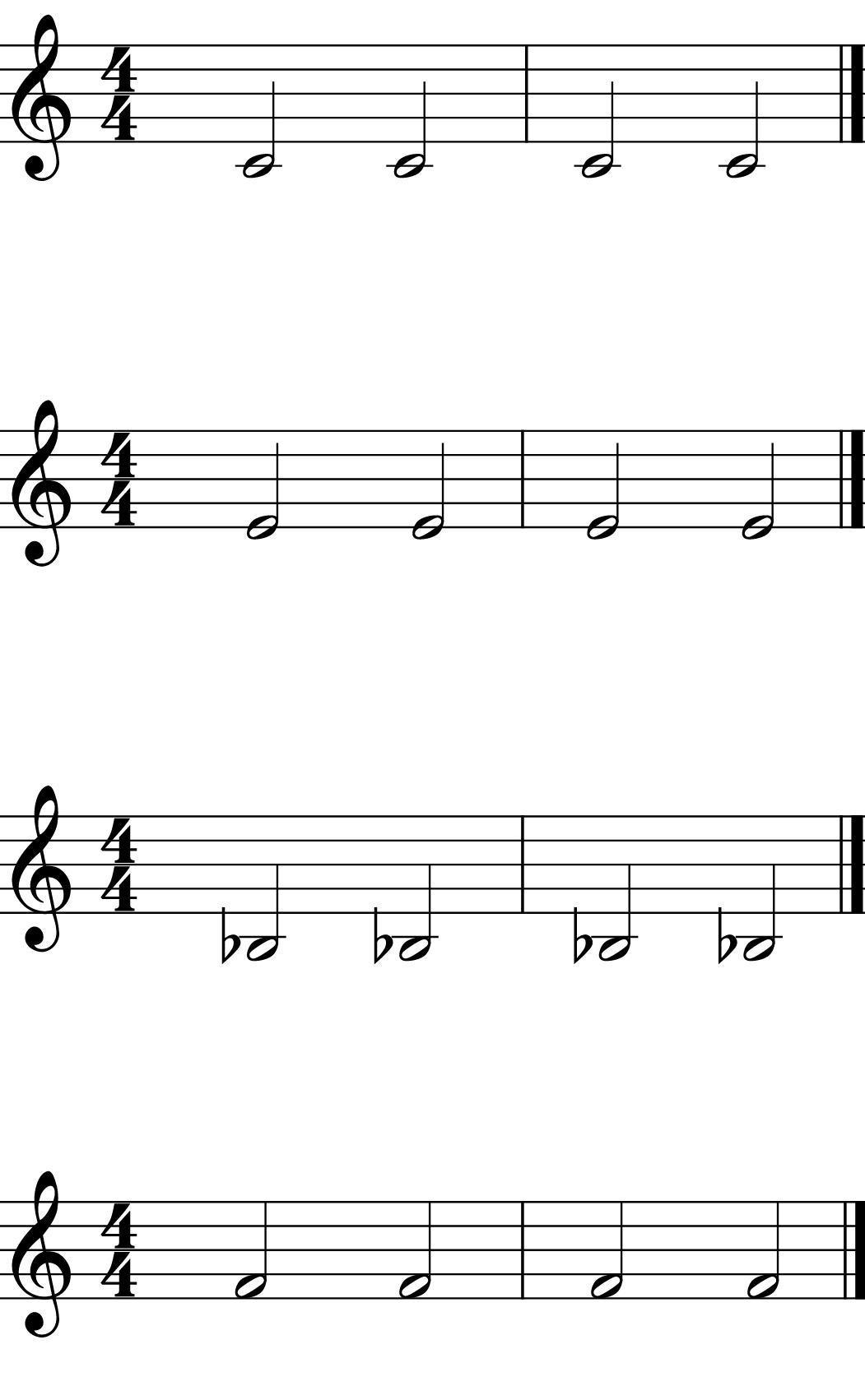Perfect Unison Varied Pitches
