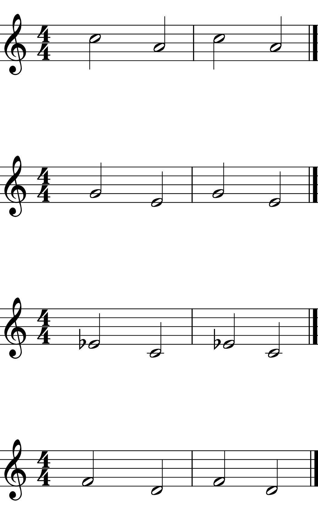 Minor 3rd Descending Varied Pitches
