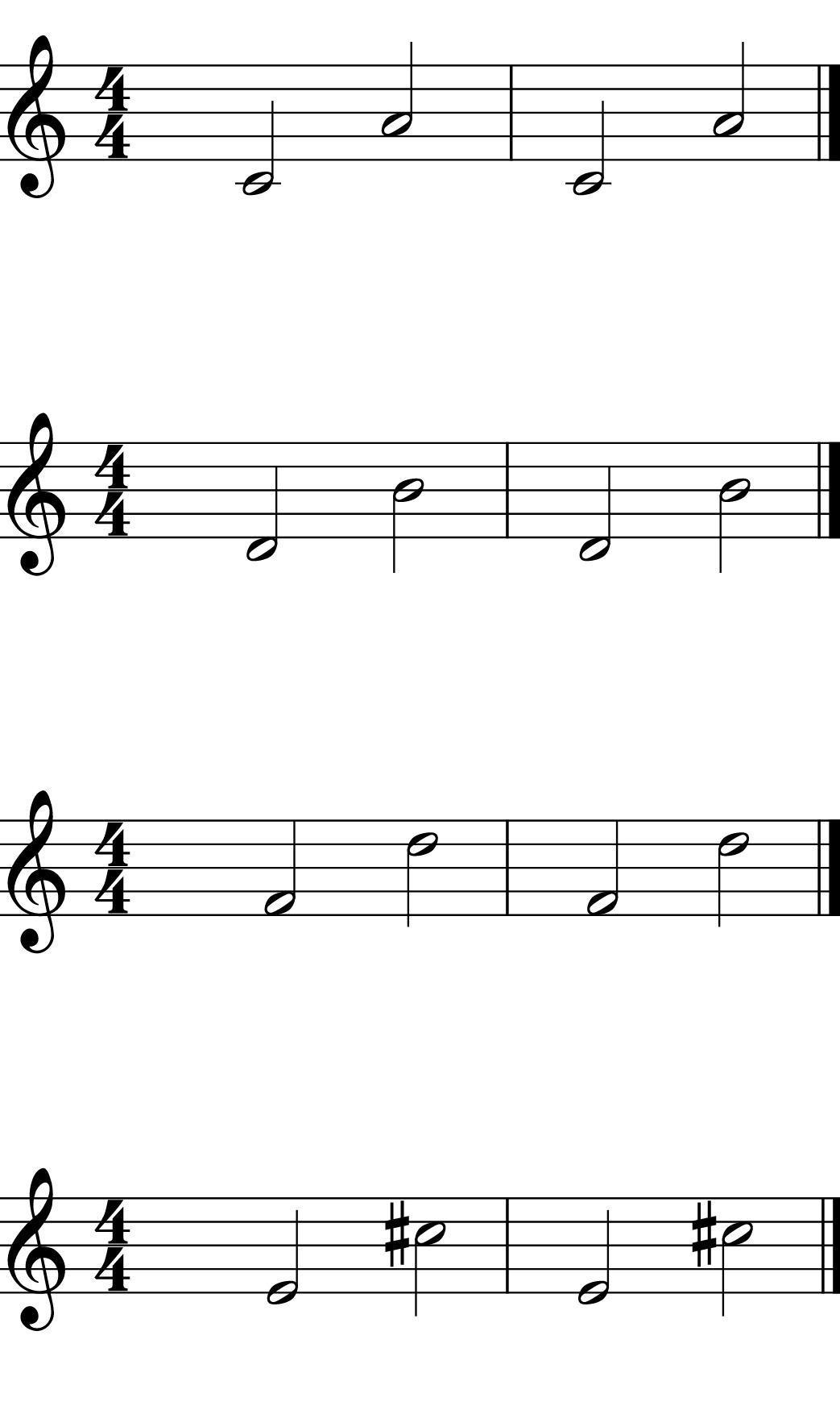 Major 6th Ascending Varied Pitches