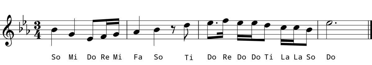 Int. I Sight Singing #15 Int. I Sight Singing #15