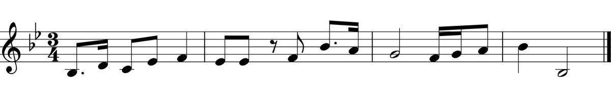 Int. II Sight Singing #13 Int. II Sight Singing #13