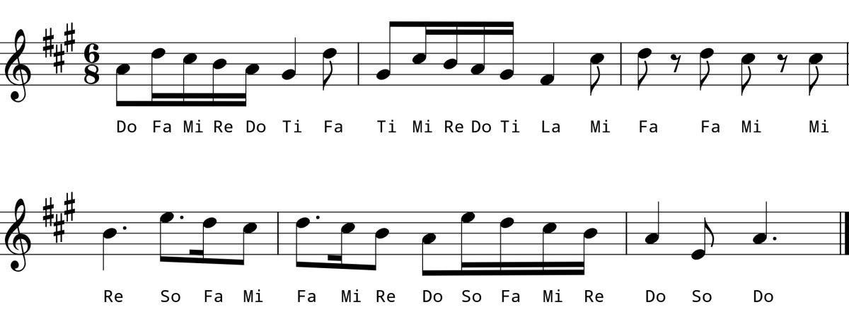 Ace I Sight Singing #12 Low Voice 
