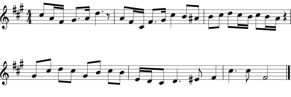 Ace II Sight Singing #12