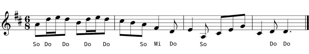 L7 Day 6 Sight Singing #1 Low Voice