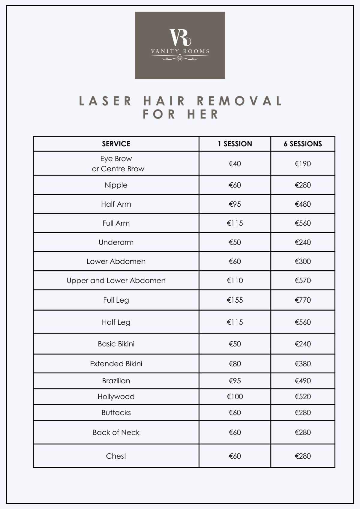 Laser Pricing
