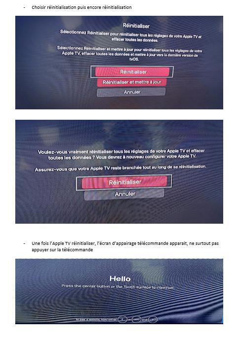 Enrôlement Apple TV