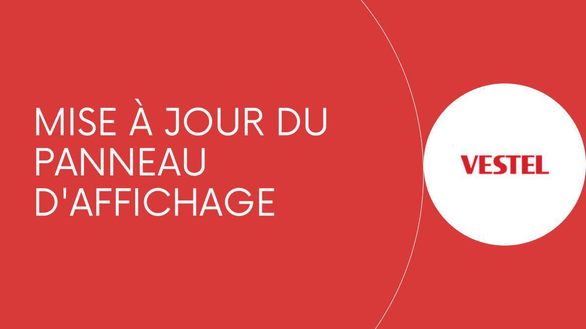 Mise à jour du panneau d'affichage