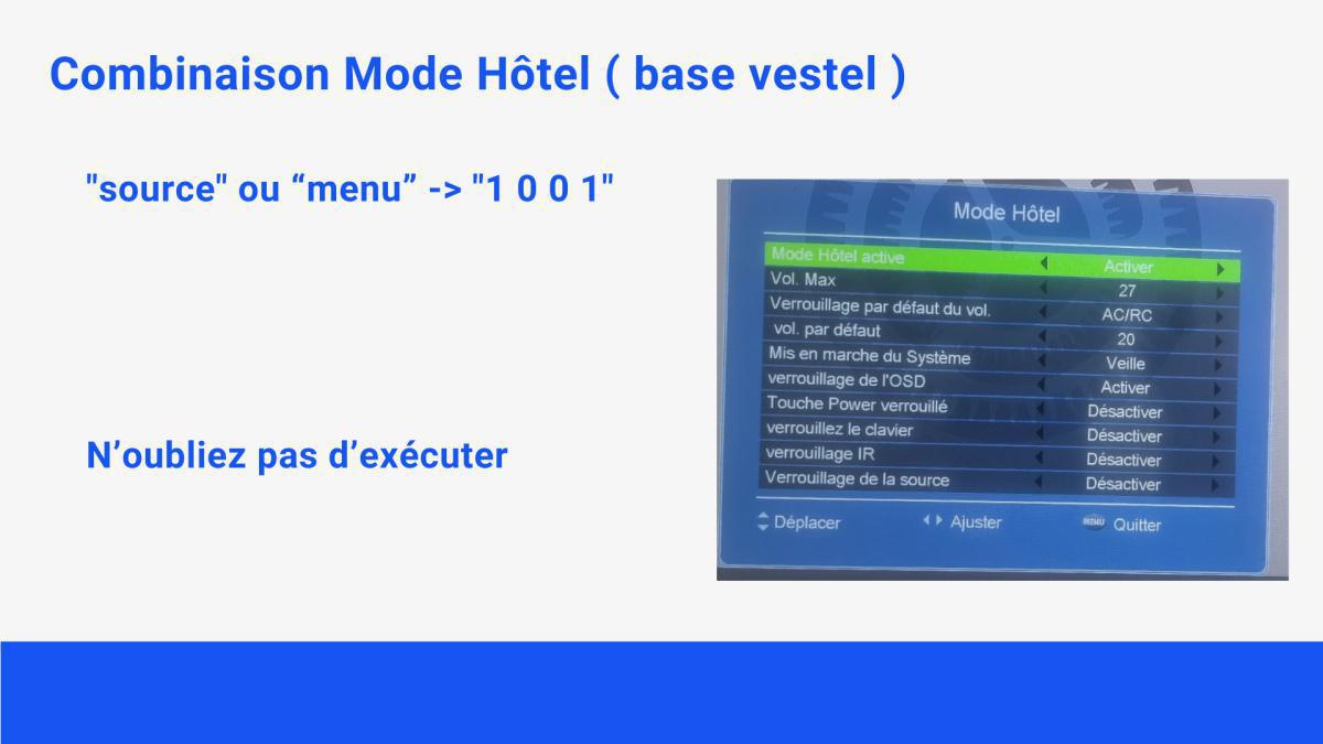 Mode Hôtel Haier