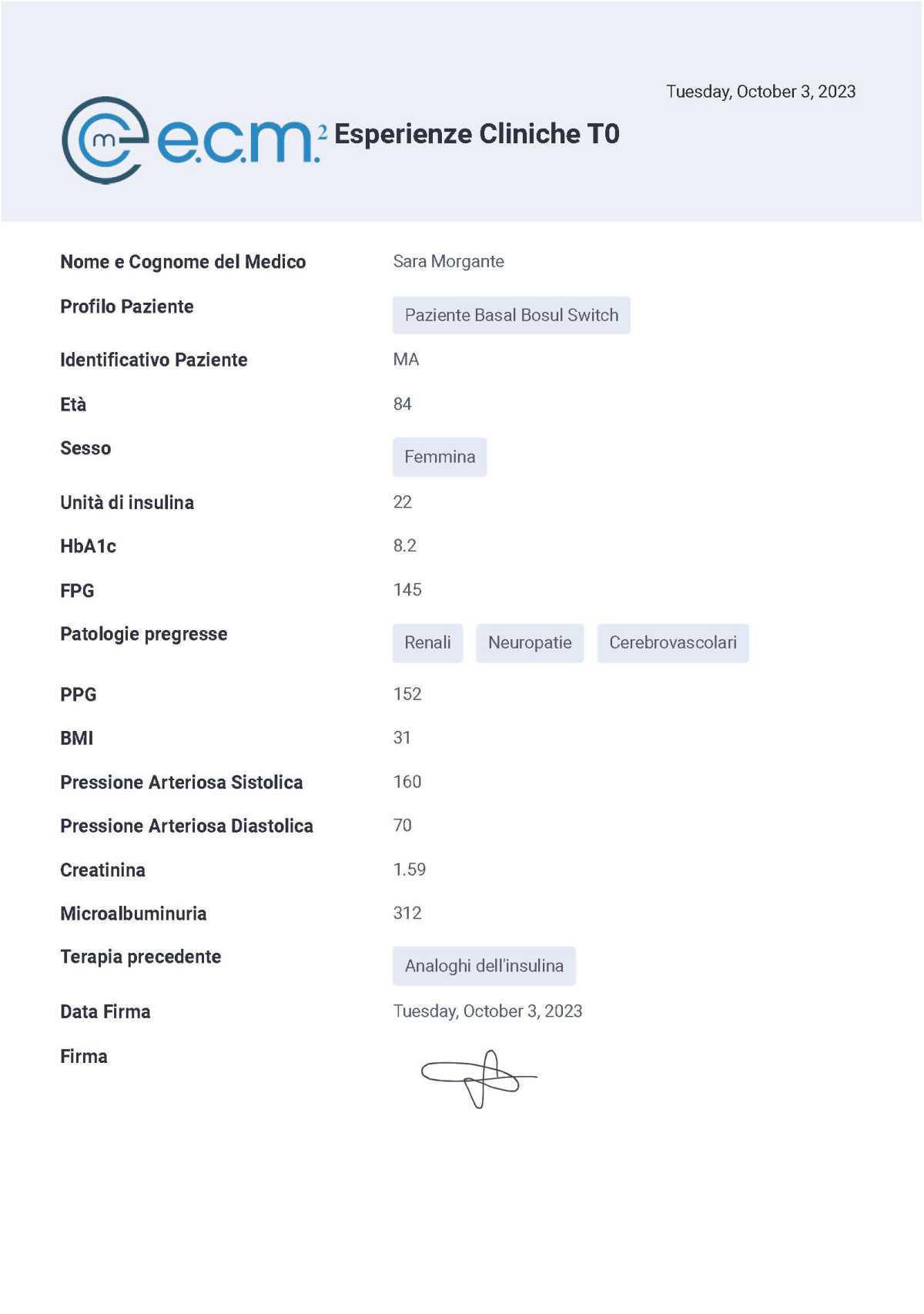 PZ. M.A. - BASAL BOLUS SWITCH