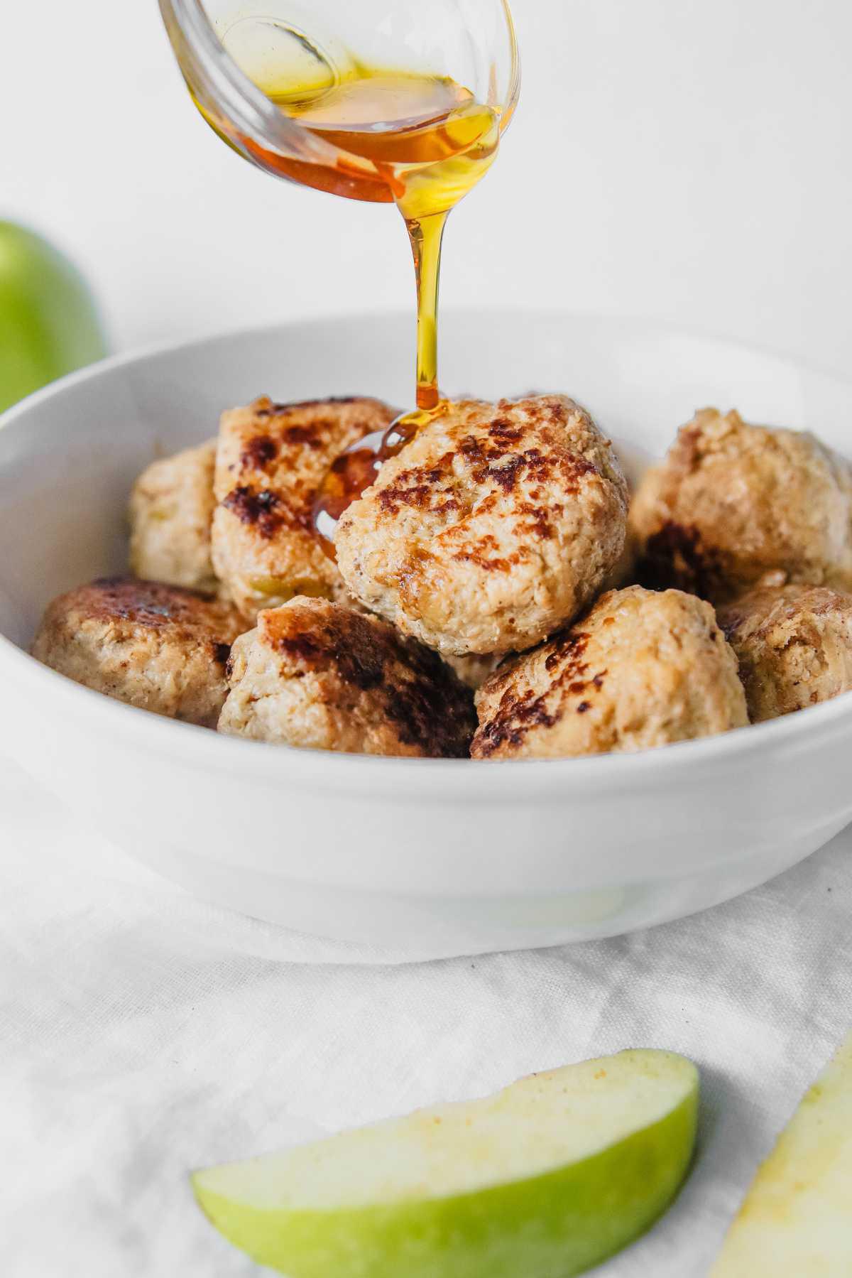 Apple Sausage Breakfast Meatballs