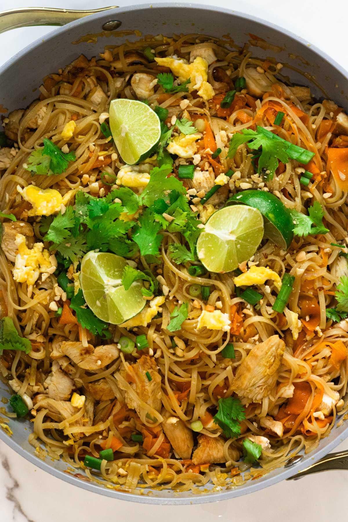 Pad Thai with More Protein