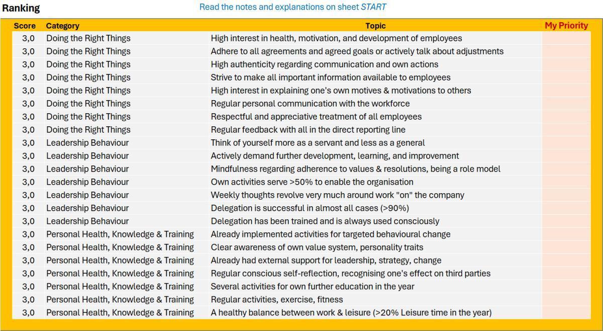 Maturity of Executives