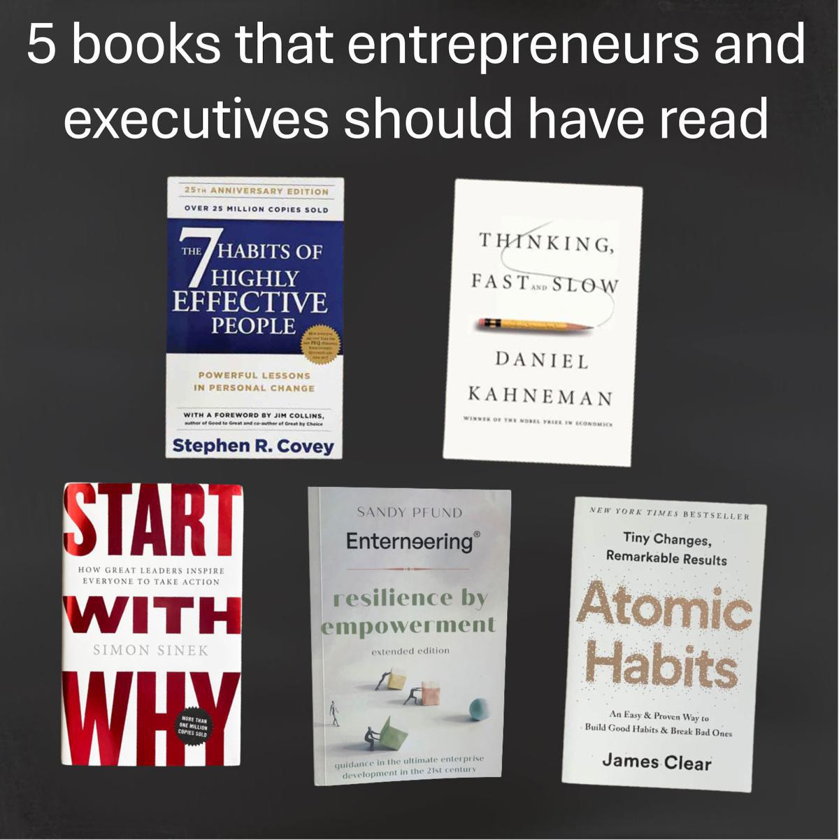 Entrepreneurs and executives should have read these 5 books