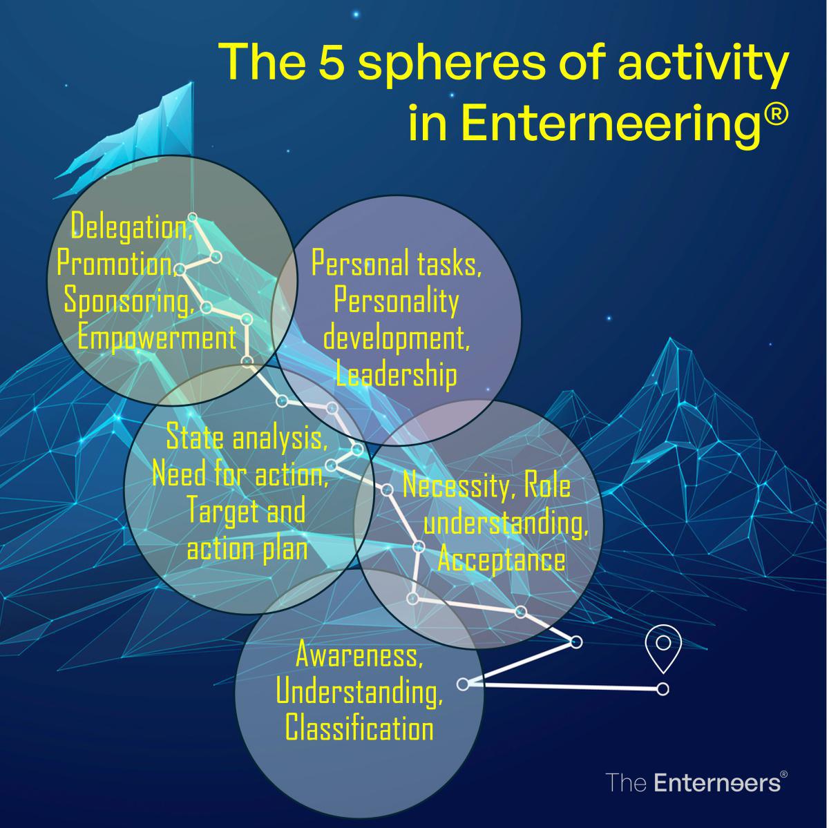 The 5 Spheres of Activity in Enterneering®
