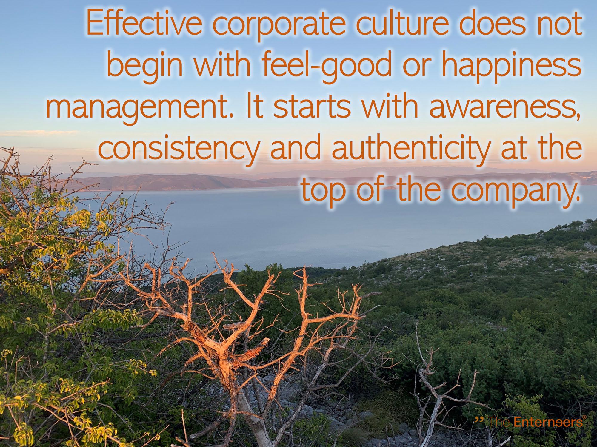 Effective corporate culture