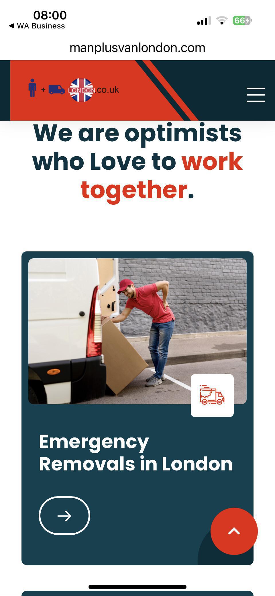 Man Plus Van Removals in London Man Plus Van Removals in London