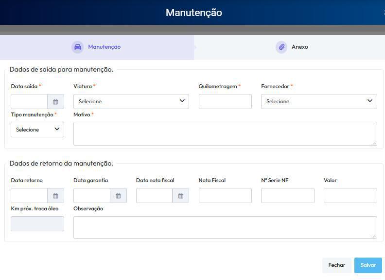 Manutenção Manutenção