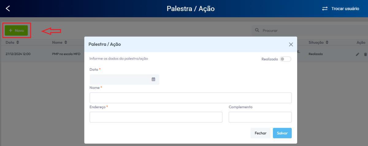 Palestra / Ação Palestra / Ação