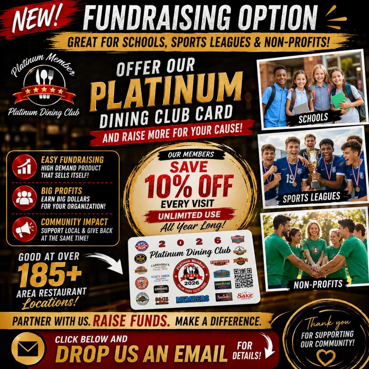 Fundraising! Schools, Sports Leagues, Non Profits
