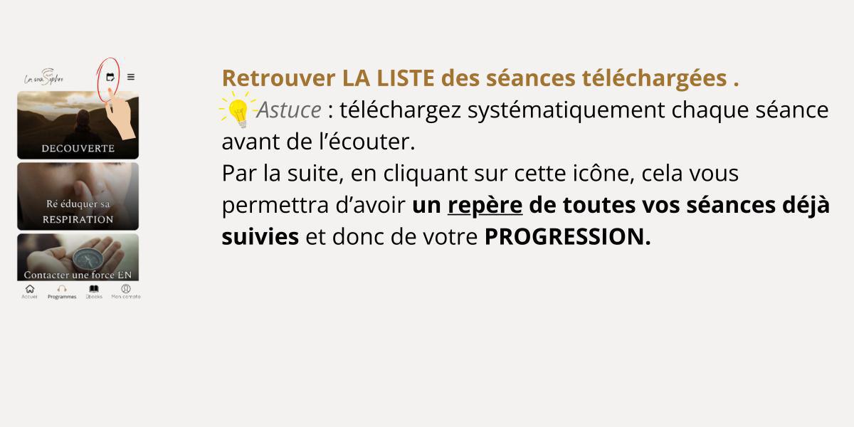 A ÉCOUTER avant votre 1ère pratique A ÉCOUTER avant votre 1ère pratique